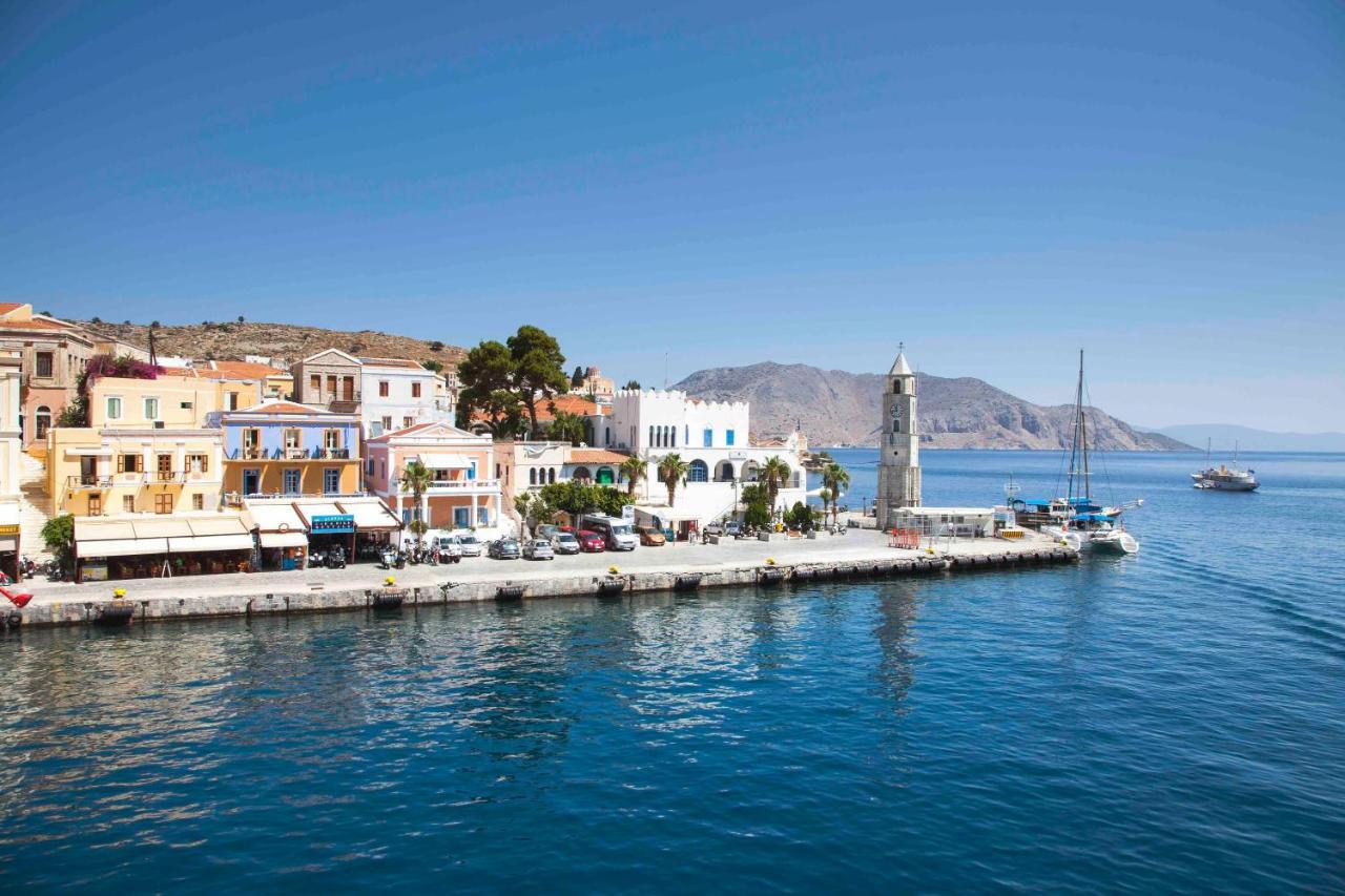 Cozy Apartments In Symi Center Exteriör bild